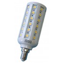 LED žiarovka E14 54×5050 9W SMD EPISTAR teplá biela