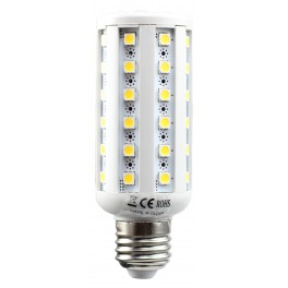 LED žiarovka E27 54×5050 9W SMD EPISTAR teplá bílá
