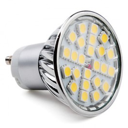 Bodová LED žiarovka GU10 24×5050 3,5W SMD EPISTAR teplá biela